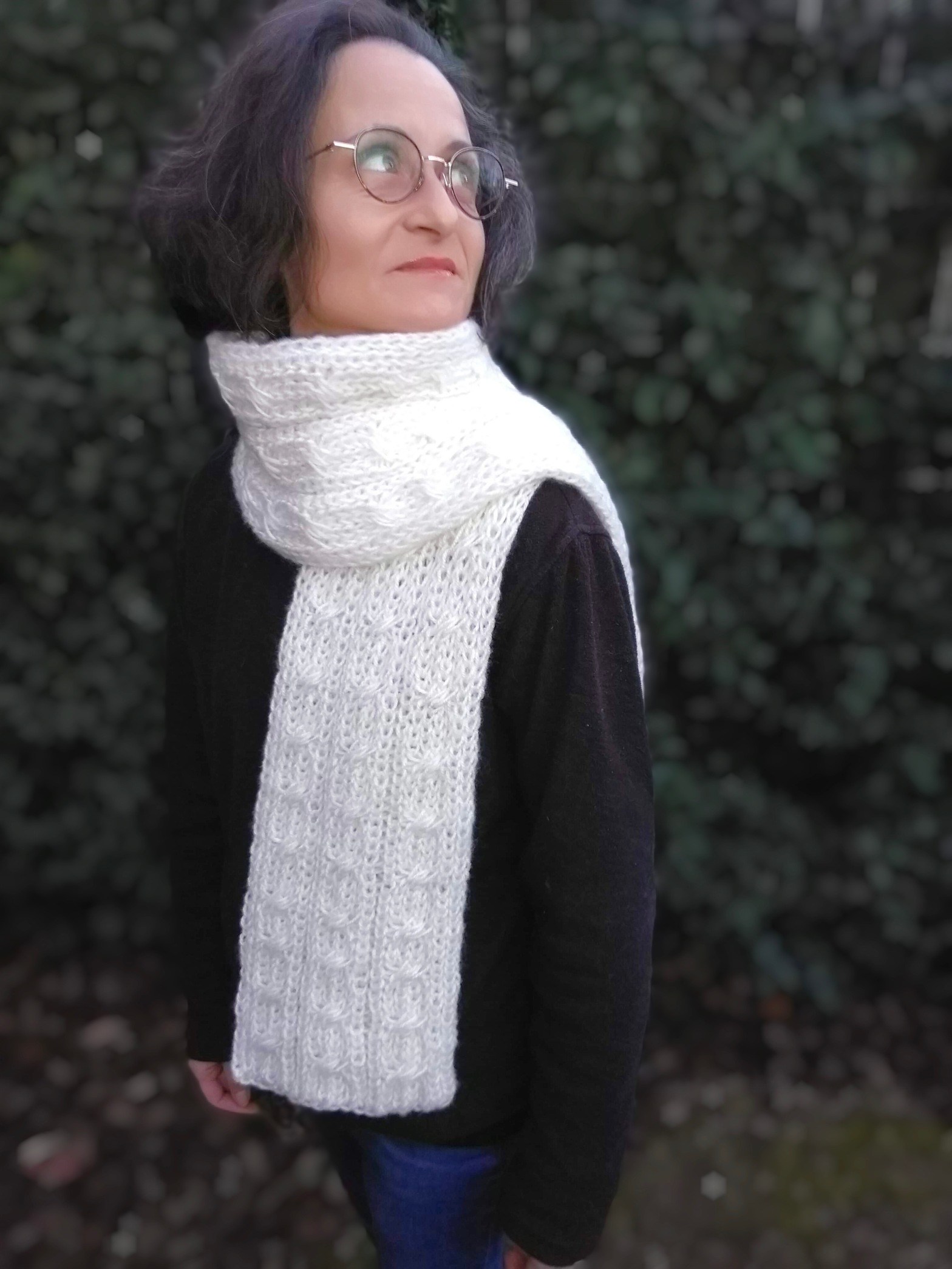Loom Knit Infinity Scarf of Many Colors